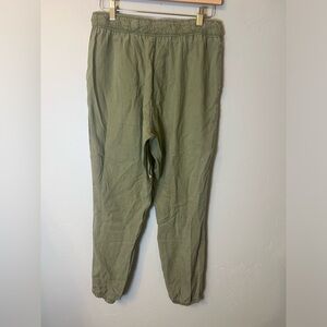 Anthropologie Cloth & Stone Easy‎ Jogger Pants Crop Tencel Size Medium